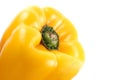 Yellow bell pepper close
