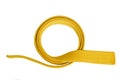 Yellow belt Royalty Free Stock Photo