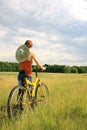 Yellow bicycle