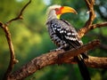 Yellow billed hornbill, Samburu, Kenya