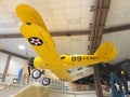 National Aviation Naval Museum biplane exhibited. Pensacola, Florida.