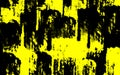 yellow - black abstraction , paint strokes