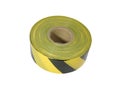 Yellow and black barrier tape