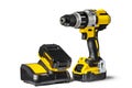 Yellow-black cordless Combi Drill