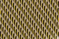 Yellow and black graphite Pencils Pattern background. 3d illustration Royalty Free Stock Photo