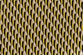 Yellow and black graphite Pencils Pattern background. 3d illustration