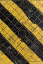 Yellow and black industrial texture