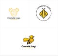 Business cosmetic bee logo design