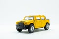 Yellow and black off-road vehicle toy car Royalty Free Stock Photo