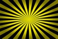 Yellow - Black Starburst Background