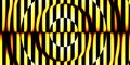 Yellow black striped circles spotlight glass art texture. Projector lens background creative. Searchlight screen optical. Lamp