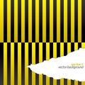 Yellow and black stripes background. Vector illustration decorative design Royalty Free Stock Photo