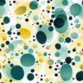 Yellow, black, and white background with pastel color blobs (tiled) Royalty Free Stock Photo