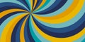 Yellow and blue color swirly background