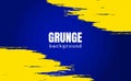Yellow Blue Grunge Background. vector illustration Royalty Free Stock Photo
