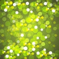 Yellow Blurred Lights Background