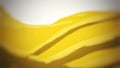 Yellow blurry curves wave abstract background