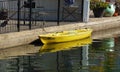 Yellow Boat on Water