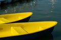 The yellow boats