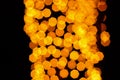 Yellow bokeh