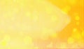 Yellow bokeh background, horizontal backdrop with copy space for text or image Royalty Free Stock Photo