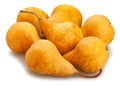 Yellow bosc pears Royalty Free Stock Photo