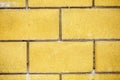 Yellow brick, masonry. brick wall. Royalty Free Stock Photo