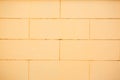 Yellow brick, masonry. brick wall. Royalty Free Stock Photo