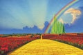 Yellow Brick Road to the Emerald City Royalty Free Stock Photo