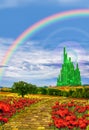 Yellow Brick Road to the Emerald City Royalty Free Stock Photo