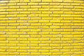 Yellow brick wall Royalty Free Stock Photo