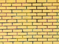 Yellow brick wall Royalty Free Stock Photo