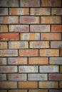 Multi Coloured Brick Wall Background 3 Royalty Free Stock Photo