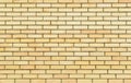 Yellow brick wall, brickwork texture, background Royalty Free Stock Photo