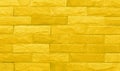 Yellow brick wall texture background Royalty Free Stock Photo