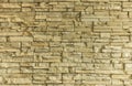 Yellow brick wall texture background. Royalty Free Stock Photo