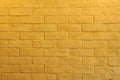 Yellow brick wall texture background  - Abstract backdrop Royalty Free Stock Photo