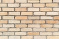 Yellow Brick wall texture background Royalty Free Stock Photo