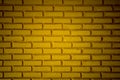 Yellow brick wall texture background Royalty Free Stock Photo