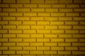 Yellow brick wall texture background Royalty Free Stock Photo