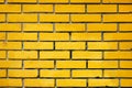 Yellow bricks as background