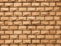 The yellow bricks pattern Royalty Free Stock Photo