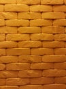 yellow bricks wall Royalty Free Stock Photo