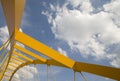 Yellow bridge Royalty Free Stock Photo