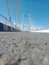 Yellow bridge in Kendari city