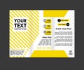 yellow brochure concept templates