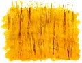 Yellow brown background paint acrylic spots splashes stripes