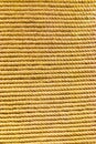 Yellow brown linen rope Royalty Free Stock Photo