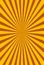 Yellow and brown ray sunburst style background