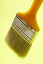 Yellow brush Royalty Free Stock Photo